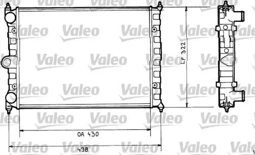 воден радиатор VALEO 816703