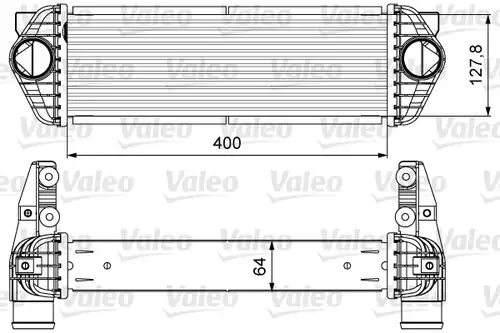 интеркулер (охладител за въздуха на турбината) VALEO 818607