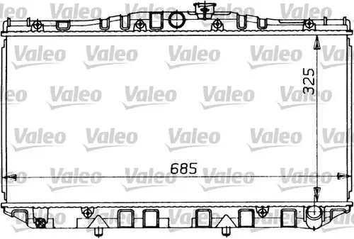 воден радиатор VALEO 819123