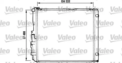 воден радиатор VALEO 819377