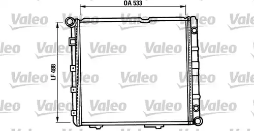 воден радиатор VALEO 819387