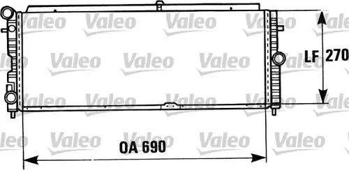 воден радиатор VALEO 819388