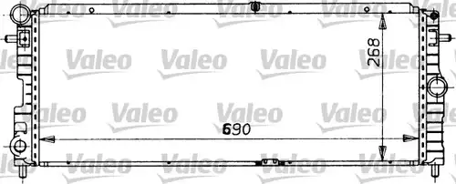 воден радиатор VALEO 819389