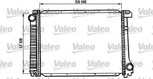 воден радиатор VALEO 819397