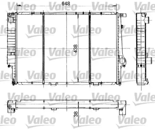 воден радиатор VALEO 819418