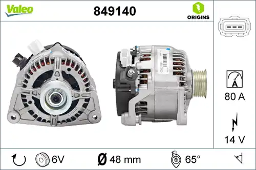 генератор VALEO 849140