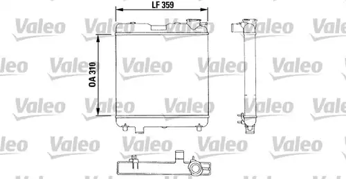 воден радиатор VALEO 883053