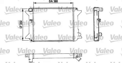 воден радиатор VALEO 883464