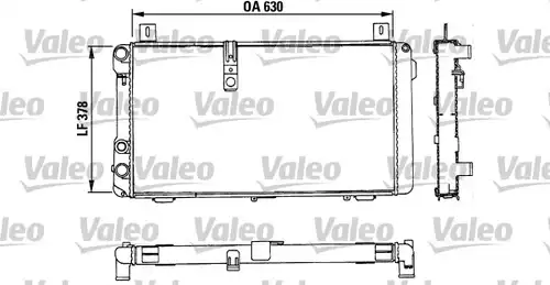 воден радиатор VALEO 883686