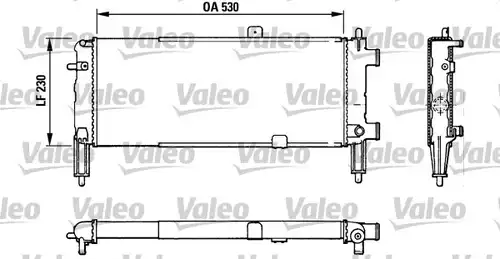 воден радиатор VALEO 883767