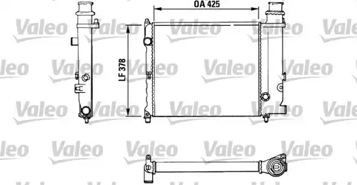 воден радиатор VALEO 883774