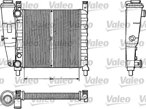 воден радиатор VALEO 883811