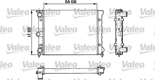 воден радиатор VALEO 883819