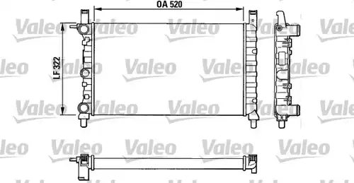 воден радиатор VALEO 883825