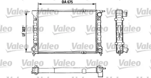 воден радиатор VALEO 883849