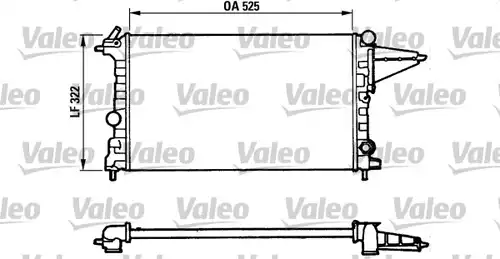 воден радиатор VALEO 883877
