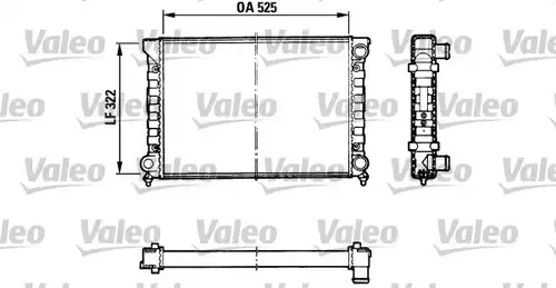 воден радиатор VALEO 883878