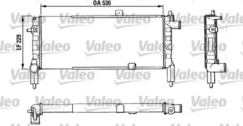 воден радиатор VALEO 883920