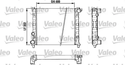 воден радиатор VALEO 883958