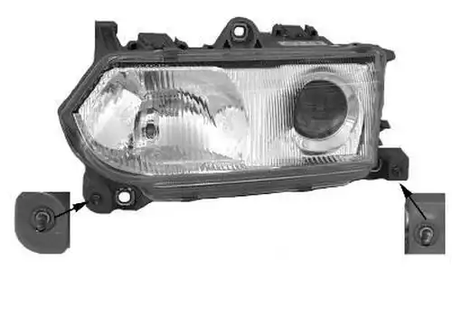 главен фар VAN WEZEL 0145961