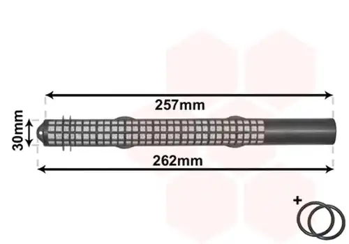 изсушител, климатизация VAN WEZEL 0600D298