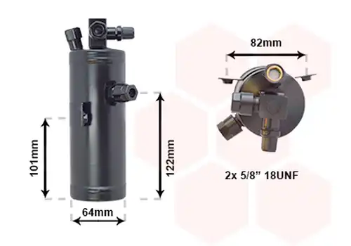 изсушител, климатизация VAN WEZEL 0900D202