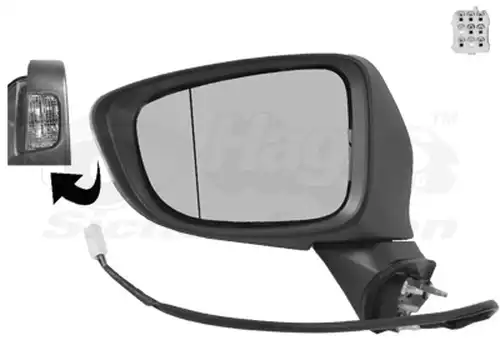 външно огледало VAN WEZEL 2766807