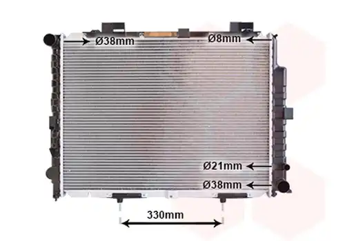 воден радиатор VAN WEZEL 30002228