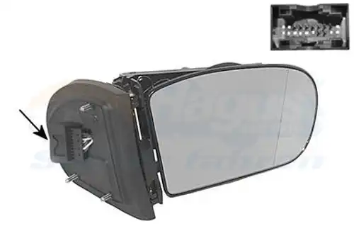 външно огледало VAN WEZEL 3032828