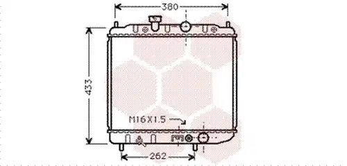 воден радиатор VAN WEZEL 32002036