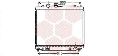 воден радиатор VAN WEZEL 32002138