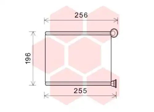 топлообменник, отопление на вътрешното пространство VAN WEZEL 40006366