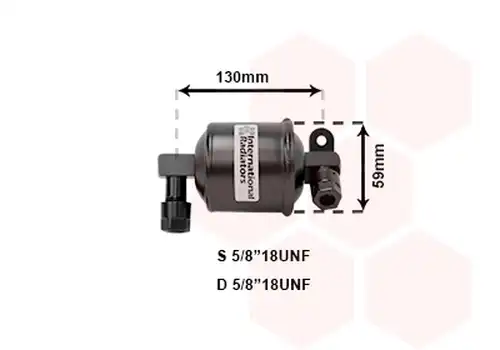 изсушител, климатизация VAN WEZEL 4000D195