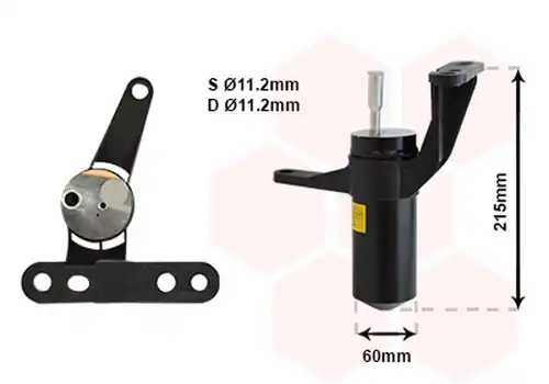 изсушител, климатизация VAN WEZEL 4300D428