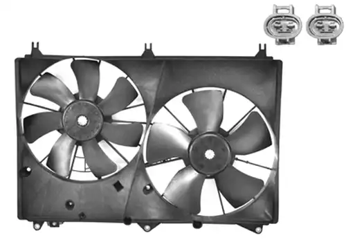вентилатор, охлаждане на двигателя VAN WEZEL 5250749