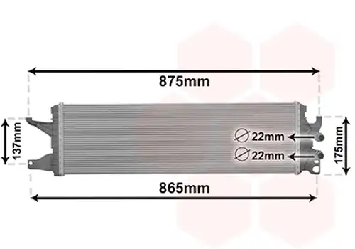 воден радиатор VAN WEZEL 58012722