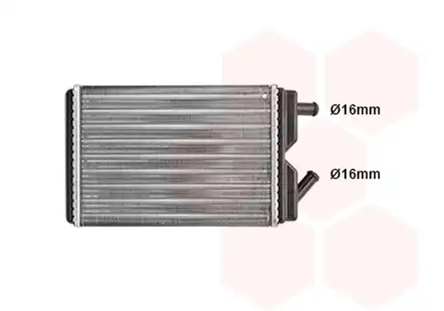 Топлообменник, отопление на вътрешното пространство VAN WEZEL 59006041