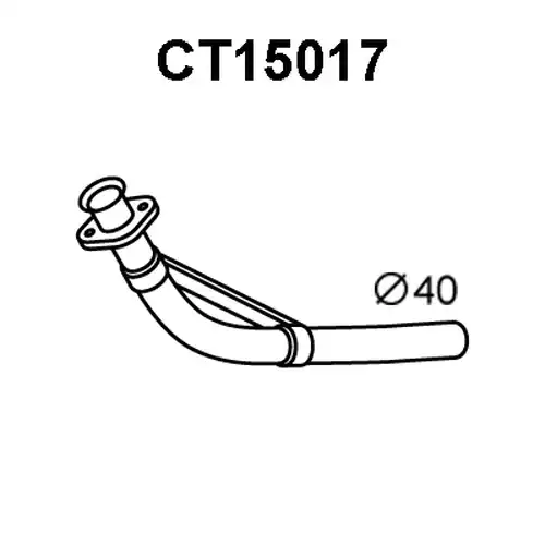 изпускателна тръба VENEPORTE CT15017