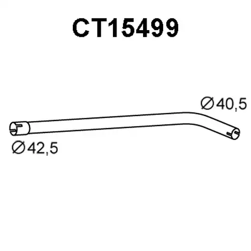 изпускателна тръба VENEPORTE CT15499