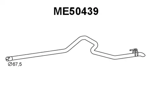 изпускателна тръба VENEPORTE ME50439