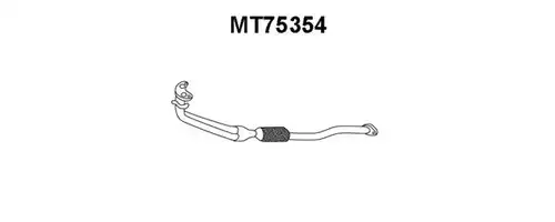 изпускателна тръба VENEPORTE MT75354