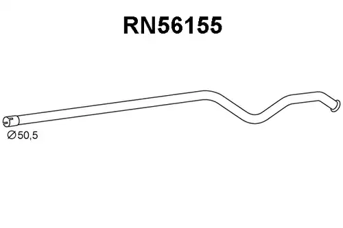 изпускателна тръба VENEPORTE RN56155
