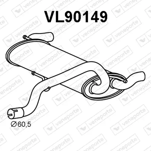 крайно гърне VENEPORTE VL90149