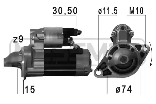 стартер WILMINK GROUP WG2013271