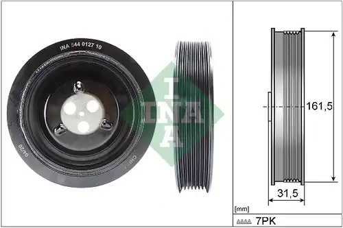 ремъчна шайба, колянов вал WILMINK GROUP WG2136887