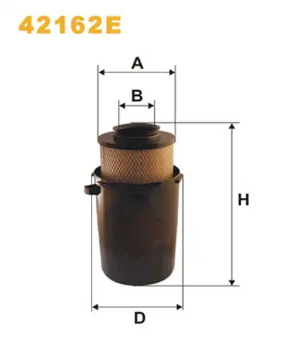 въздушен филтър WIX FILTERS 42162E