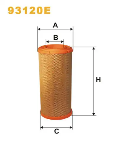 въздушен филтър WIX FILTERS 93120E