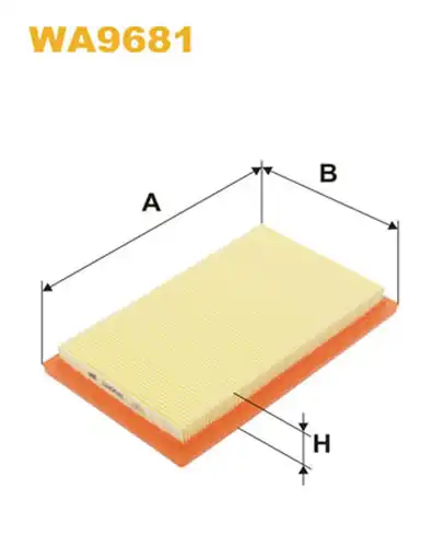 въздушен филтър WIX FILTERS WA9681