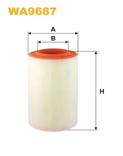 въздушен филтър WIX FILTERS WA9687