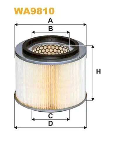 въздушен филтър WIX FILTERS WA9810